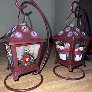 Metal Christmas Tea light candle holder